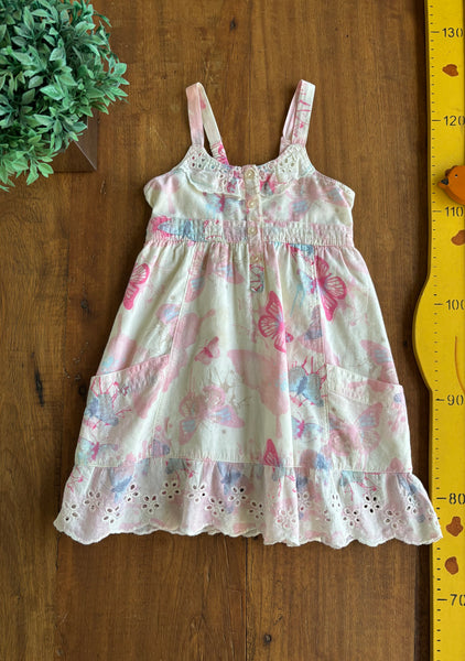 Vestido Infantil Borboleta TAM 2 Anos