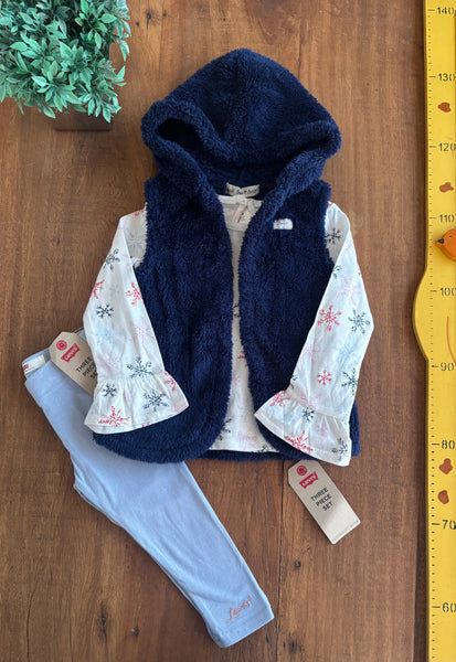 Conjunto Levi's Infantil 3 Peças TAM 2 Anos