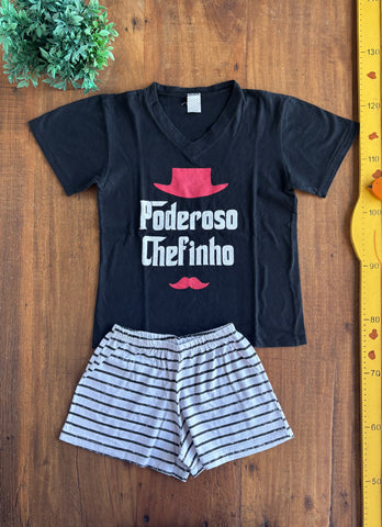 Pijama Infantil Poderoso Chefinho 100% Algodão TAM 8 Anos