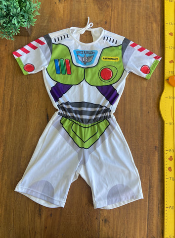 Fantasia Buzz Lightyear Infantil Toy Story TAM 7/8 Anos