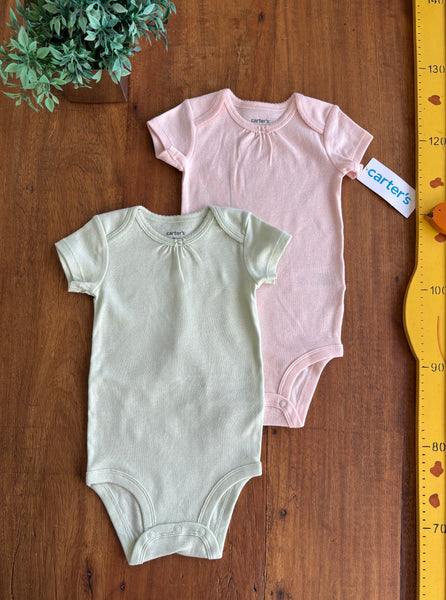 Conjunto Body Carter’s Bebê Liso Novo TAM 9 Meses