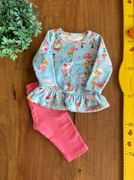 Conjunto Blusa Fleece e Calça Kiko e Kika TAM M