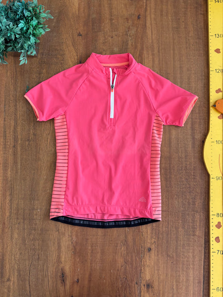 Camisa Ciclismo Infantil Black Mountain Rosa TAM 8 anos
