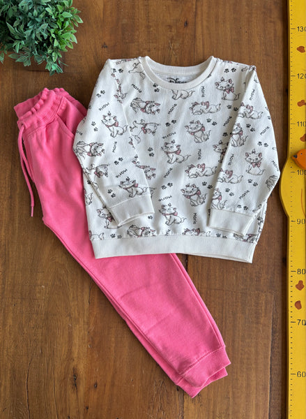 Conjunto Moletom Infantil Marie Baby Club TAM 4 Anos