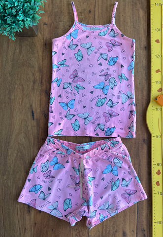 Conjunto Fuzarka Borboletas 9/10 Anos 29,90