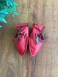 Sapato Vermelho Couro Green Como Novo | TAM 17