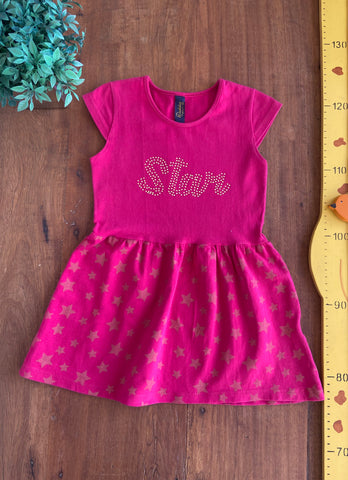 Vestido Infantil Duduka Pink | Usado TAM 3 Anos