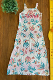 Vestido Brandili Longo Aloha  TAM 6 Anos