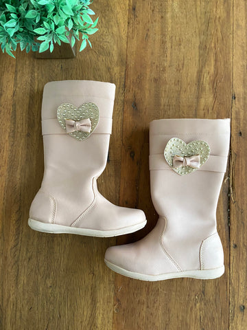 Bota Infantil Street Cal Coração Feminina - Rosa TAM 28