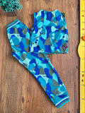 Conjunto Infantil Lilica Ripilica Camuflado Azul – Blusa e Calça TAM 6 Anos
