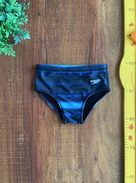 Sunga Azul e Verde Speedo TAM 10 Anos