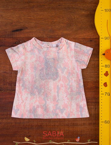 Camiseta Strass Urso Paola Bimbi TAM P