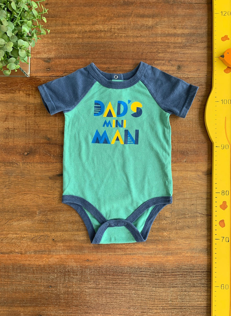Body Verde e Azul Dad Baby Cat & Jack TAM 3 a 6 Meses – Sabia Brecho  Infantil