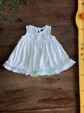 Vestido Bebe American Living Verde TAM 3 Meses