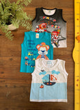 Kit 3 Camisetas Regatas (Hrradinhos, MRD e Dream Kids) TAM M