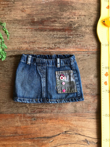 Saia Jeans Explosão Jeans | Usado TAM 2 Anos
