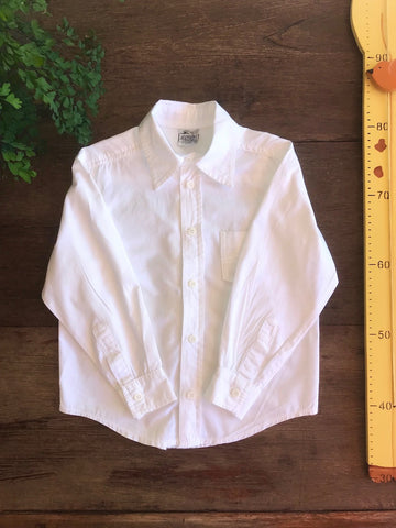 Camisa Social Branca Petistil TAM 3 Anos