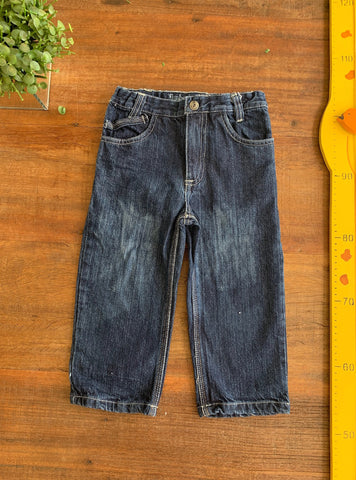 Calça Jeans Ajuste Interno Timberland TAM 2 Anos