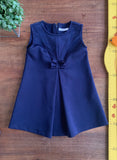 Vestido  Azul Marinho Laço Silmara | Usado TAM 1 Ano