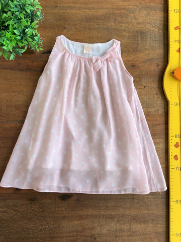 Vestido Bebe Regata Rosa | Usado TAM 2 Anos