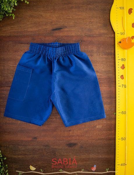 Shorts Azul Marinho TAM 1 Ano