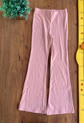 Calça H&M Flaire Rosa TAM 7/8 Anos