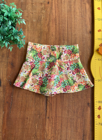 Saia Shorts Mile Baby TAM 2 Anos
