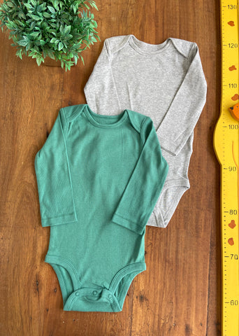 Kit 2 Bodies Carter’s Novo com Etiquetas 12 Meses 54,90