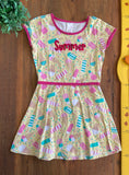 Vestido Infantil Sorvete Summer Analê TAM 8 Anos