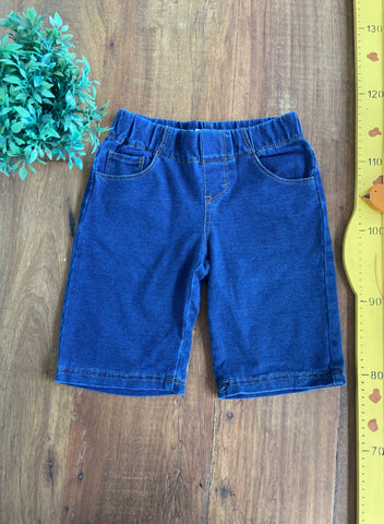 Bermuda Jeans Malha N Kids TAM 8 Anos