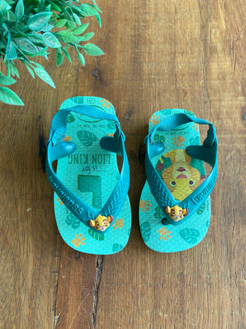 Chinelo Havaianas Rei Leão TAM 19 16,90