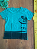 Camiseta Mickey Mouse Verde TAM 8 Anos